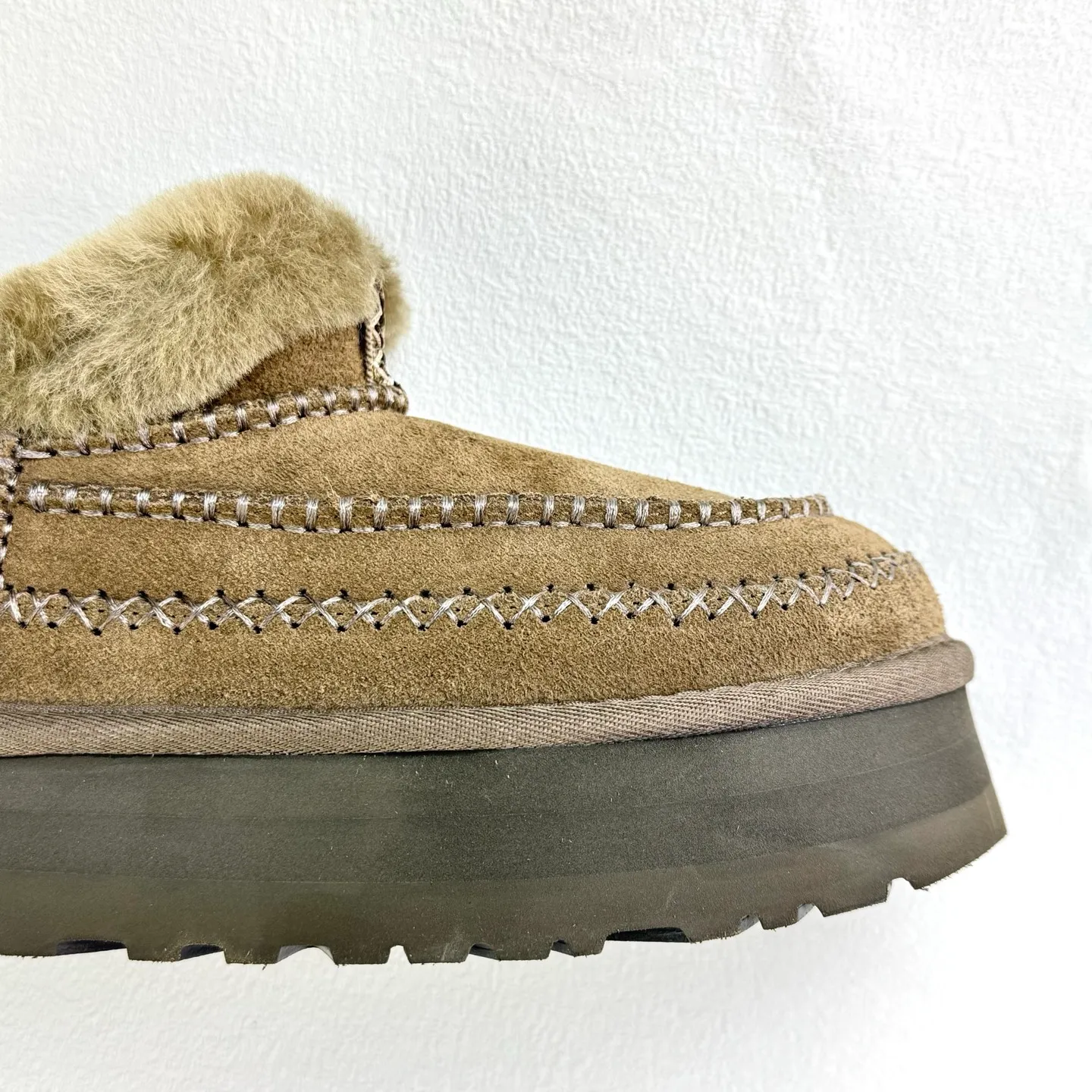 Local 💰600 Thick-soled Alpine Series# Hand-stitched design High mercerized cow suede➕Fur integrated lining Size 35 36 37 38 39 40